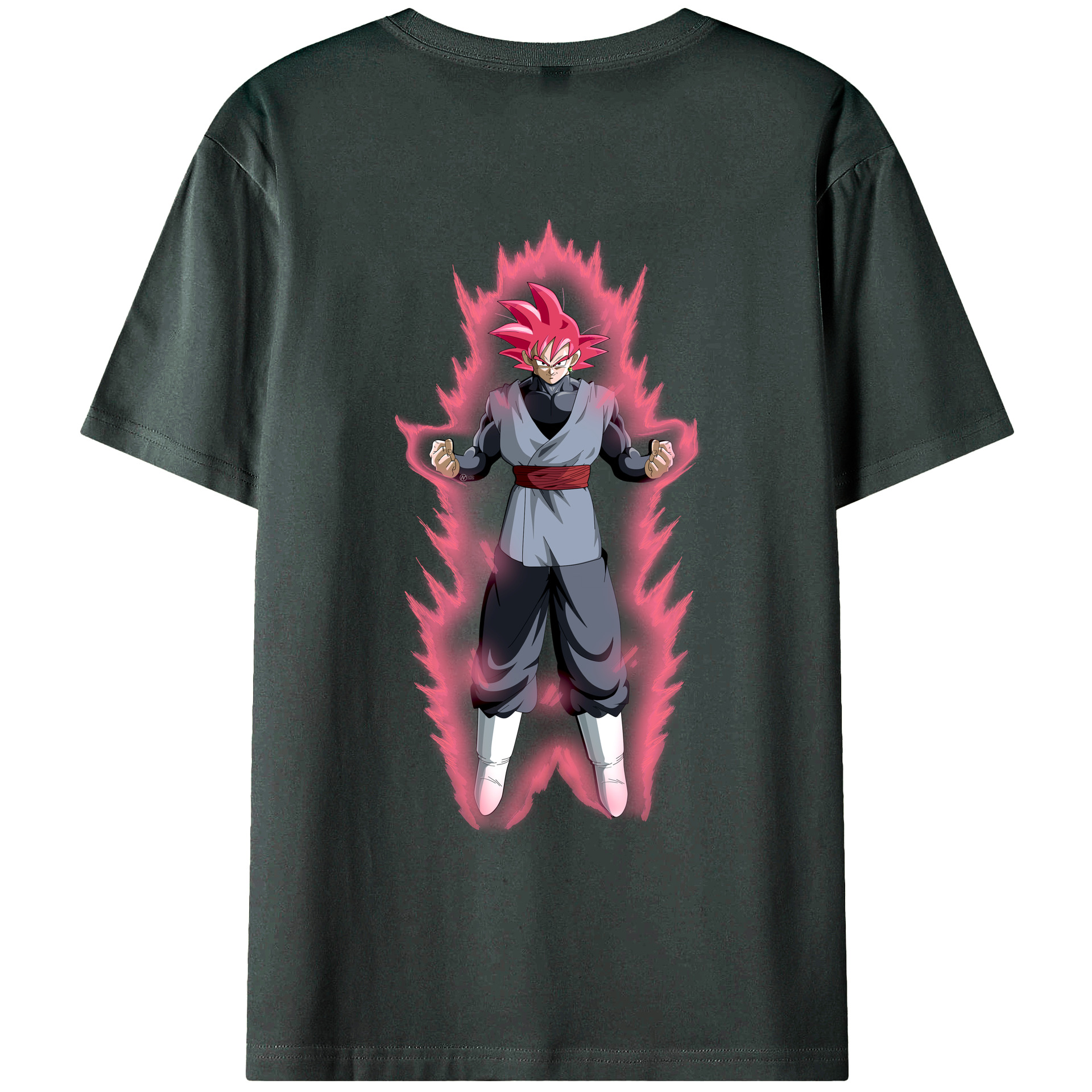 （画像用） ドラゴンボール ベジット DRAGON BALL Vegetto 綿100％ メンズ半袖Tシャツ（バックプリント） 通気性